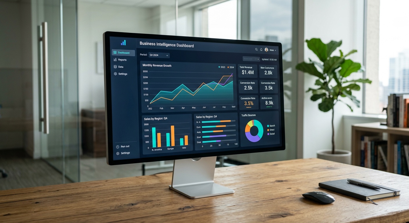 Data analytics dashboard